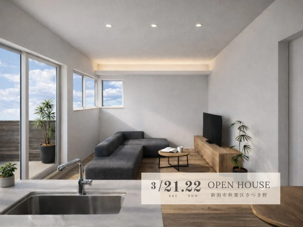 新潟市｜予約制見学会「W×ワンダーベース～２匹と暮らす２世帯住宅の家～」＜予約制＞